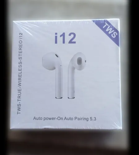 Fones de ouvido Bluetooth i12 tws 5.3