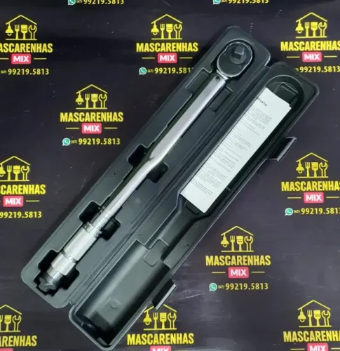 Torquímetro de Estalo Novo 1/2" Uso Profissional. Cod:035