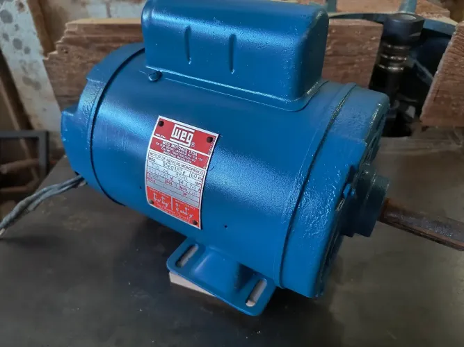 Motor Weg 1cv monofásico Alta Rotação