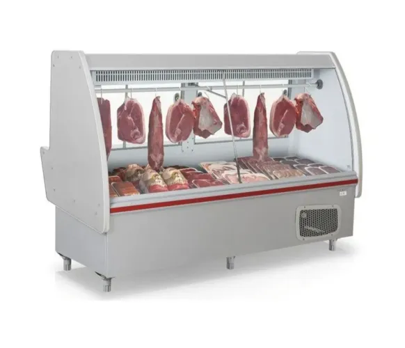Vendo cristaleira expositora, balcão expositor de carne e balança.