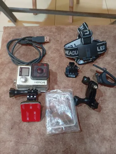 Câmera Go pro 4 + cartão de 32gb original incluso 