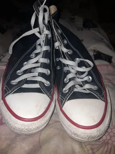 Tênis Original Converse All Star feminino preto cano longo n° 36 Semi-novo