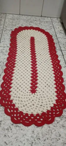 Tapete de crochê Novo feito a mão 94X37