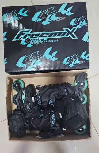 Conjunto de Patins + Proteções da Traxart