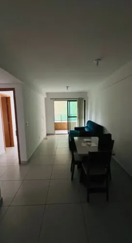 Apartamento para aluguel, semi-mobiliado, 02 quartos, varanda, lazer no Bela Vista
