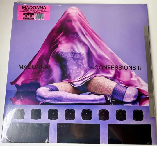 LP Vinil Madonna Confessions II, Deluxe, lacrado, rosa, gatefold