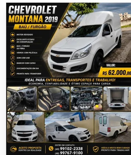 Chevrolet Montana LS 1.4 Econoflex 8V 2P 2019