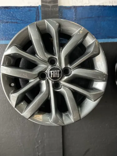 Jogo de Rodas Fiat Cronos aro 15 Original 4x98 Grafite 