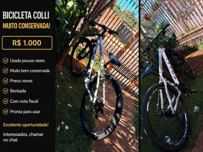 Bicicleta Colli - Muito conservada - R$ 900