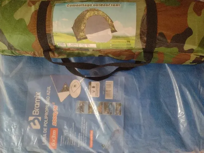 Barraca camping 6 lugares + lona 6 m / kit novo em São Gonçalo