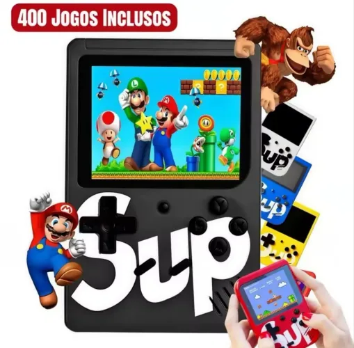 JOGO RETRÔ 400 JOGOS MINI MARIO
