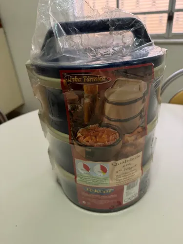 Marmita térmica Tekcor - 1700 ml cada - modelo 1234 - nova 