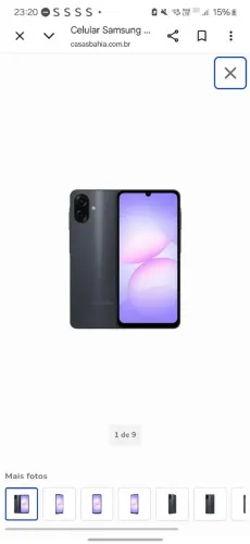 Samsung A07 novo lacrado nunca usado