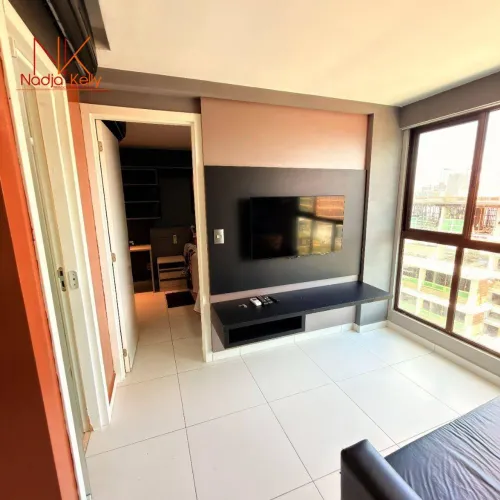 Apartamento com 1 dormitório para alugar, 35 m² por R$ 3.000,00/mês - Bessa - João Pessoa/