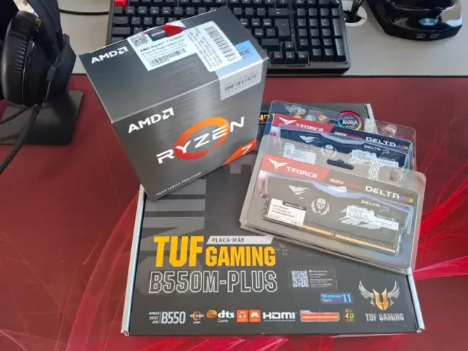 Kit upgrade TOP - 5700x3D, TUF B550m, 16gb 3600mhz