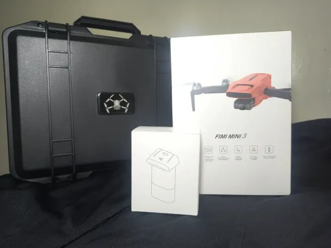 Drone Fimi Mini 3 4K + Combo 2 Baterias Plus e Case - Novo/Lacrado!