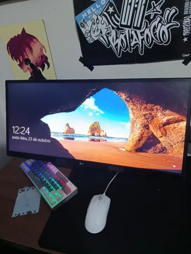 Monitor LG Ultrawide 24' 75Hz