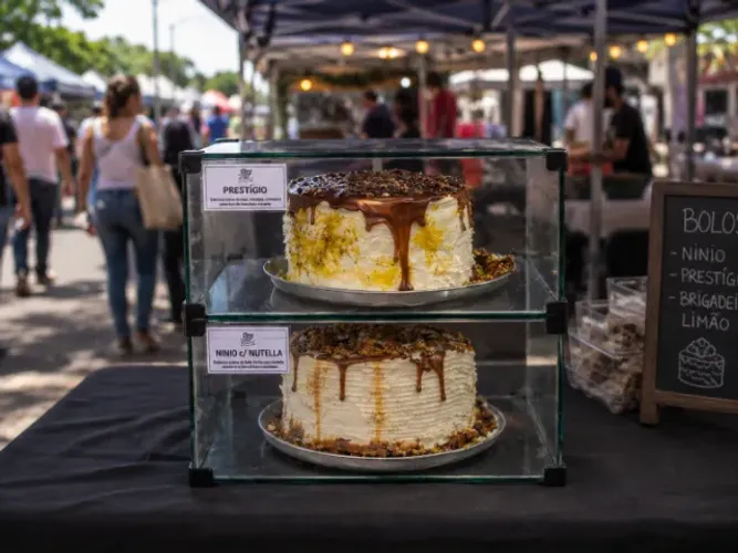 Vitrine para tortas 02 lugares
