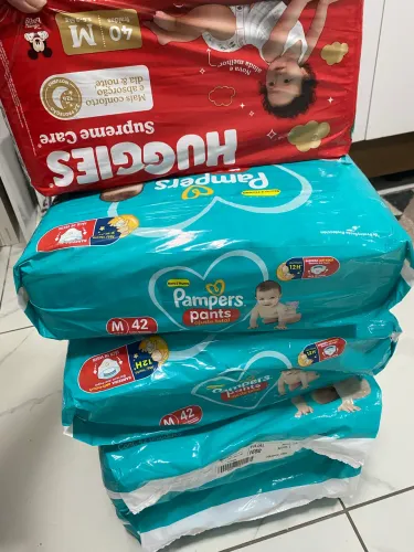 Fralda M (vendo ou troco por G ou XG)