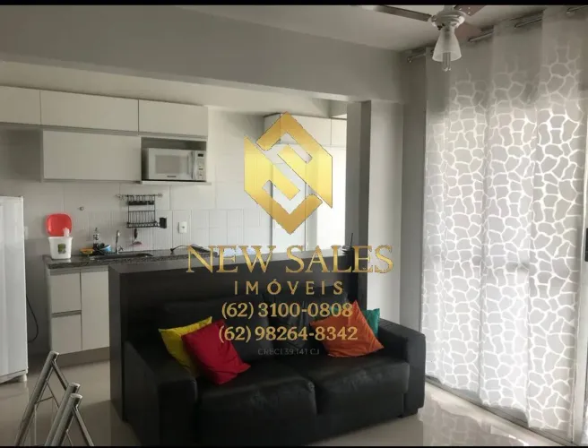 Apartamento- 2 quartos, 1 suíte, 57m², 2 vagas, mobiliado- Bairro Ilda
