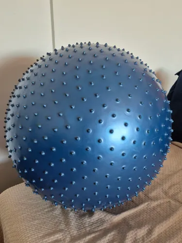 Bola de pilates grande com caroço