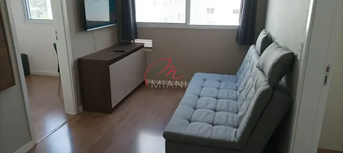 Apartamento à venda na Vila Butantã com 37m², 2 quartos e mobiliado - 300 metros do portão