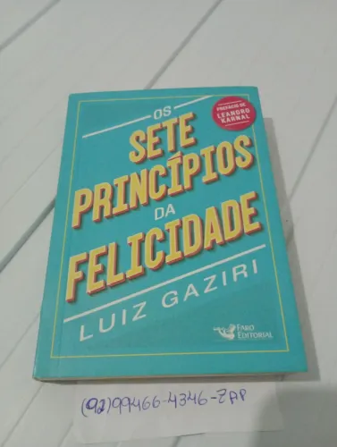 Livro de Desenvolvimento pessoal Sete princípios da Felicidade