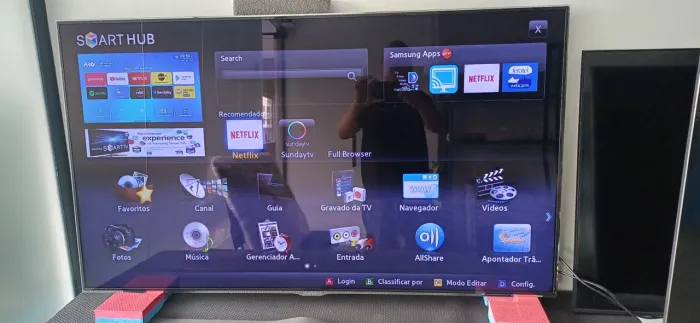 Tv samsung un55d8000 smart tv (NÃO ATUALIZA MAIS)