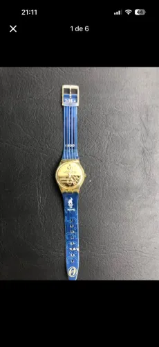 relógio swatch sebastian coe olímpico 1996