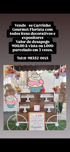 Carrinho Confeitaria 