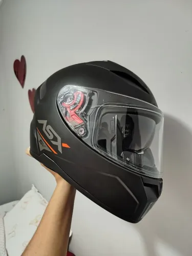 Capacete solid city ASX C/ óculos NOVO