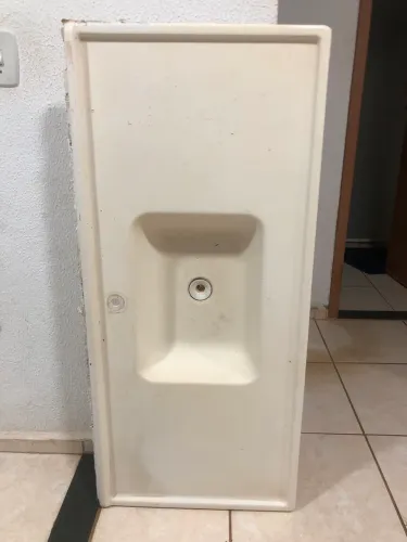 Pia de Cozinha Mármore Sintético Branco