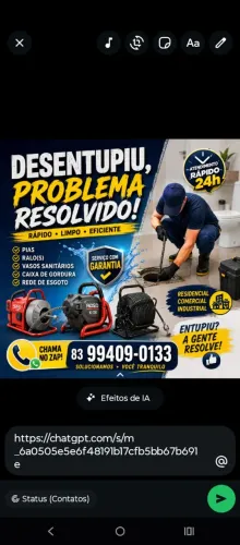 Desentupidora e dedetizadora 