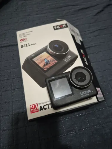Câmera de Ação SJ11 4K + Case à Prova D?Água + Peitoral