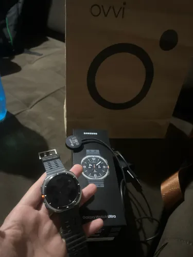 Sansung galaxy watch ultra titanio novo