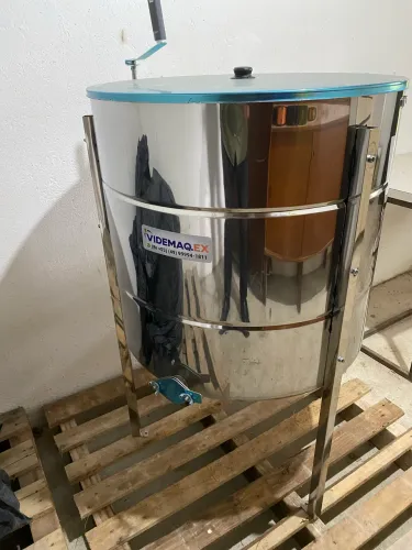 CENTRÍFUGA DE MEL. Aço Inox 430. NOVA (sem uso) R$ 1.990