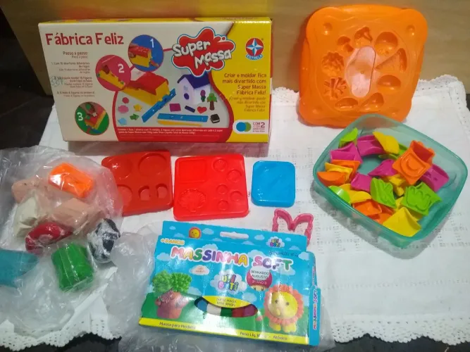 Play doo /massinha / set completo 