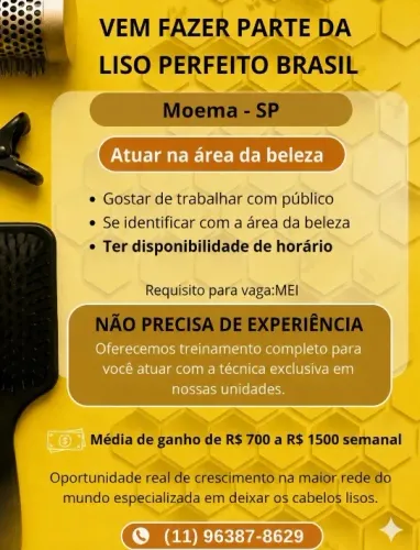 Vagas para mulheres!!!