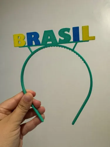 Diadema Tiara Brasil Copa 2026