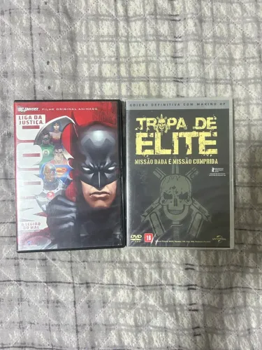 DVD Tropa de Elite Edição Especial+ Liga da Justiça 