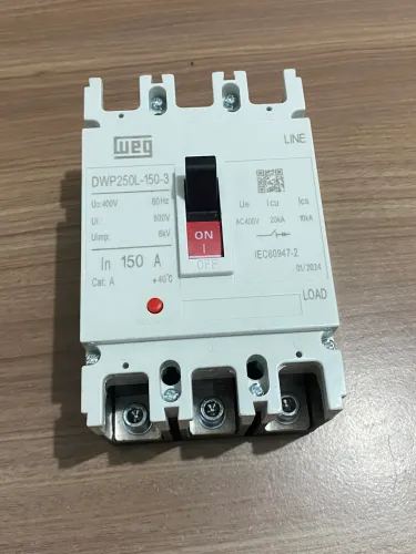Disjuntor Caixa Moldada 150A WEG 20ka