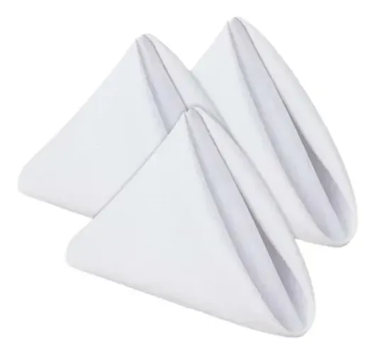 95 guardanapos em tecido oxford 40x40 branco