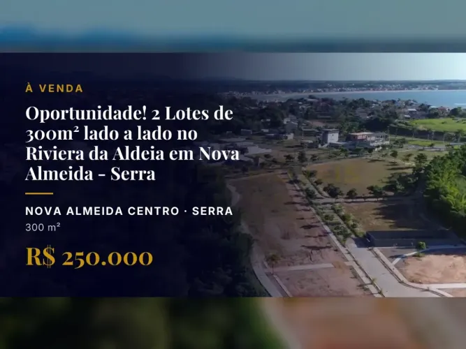 Oportunidade Única: Lote em Nova Almeida Centro, perto da praia!