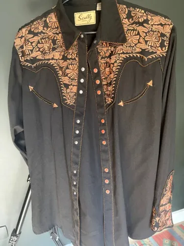 Camisa Country Americana - Bordada