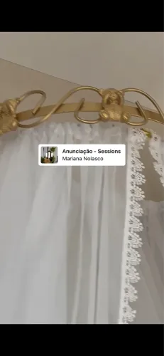Mosquiteiro de voil para berço, macio, de qualidade.
