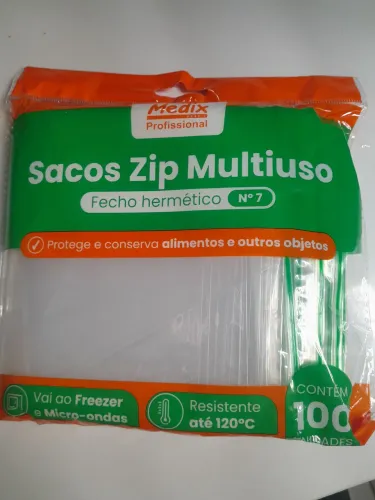 Sacos Zip Multiuso Fecho hermético n. 07
