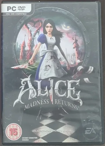 Jogo Para Pc Alice Madness Returns Dvd Completo E Original 