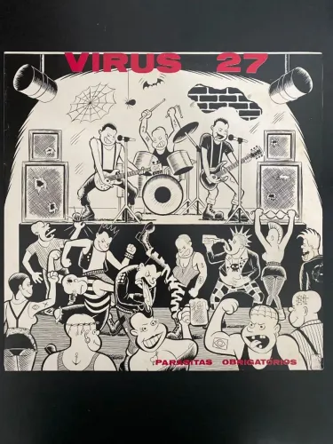 VÍRUS 27 - Parasitas Obrigatórios LP Vinil Nacional Devil Discos 1987