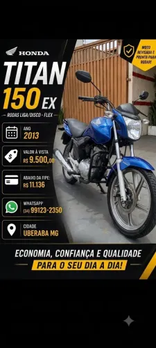 Oportunidade de Ouro Moto CG TITAN EX 150 FLEX