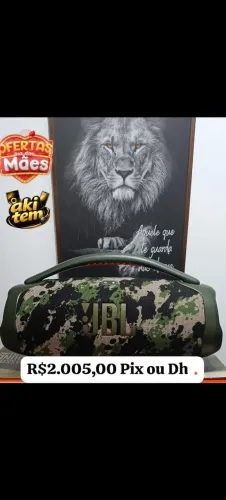 Caixa JBL Bombox 3 Camuflada,lacrada com nota e garantia.